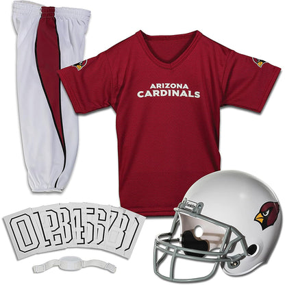 Franklin Sports Set de uniforme juvenil de lujo autorizado por la NFL (Liga Nacional de Fútbol Americana) - Arizona Cardinals - Grande