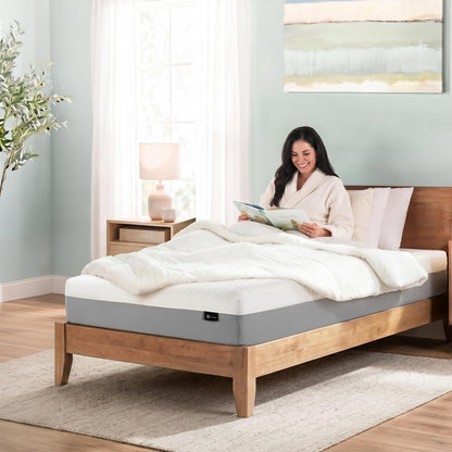 ZINUS - Colchón de Espuma viscoelástica Esencial de té Verde de 8 Pulgadas, Cama en una Caja, colchón asequible, Certificado CertiPUR-US,