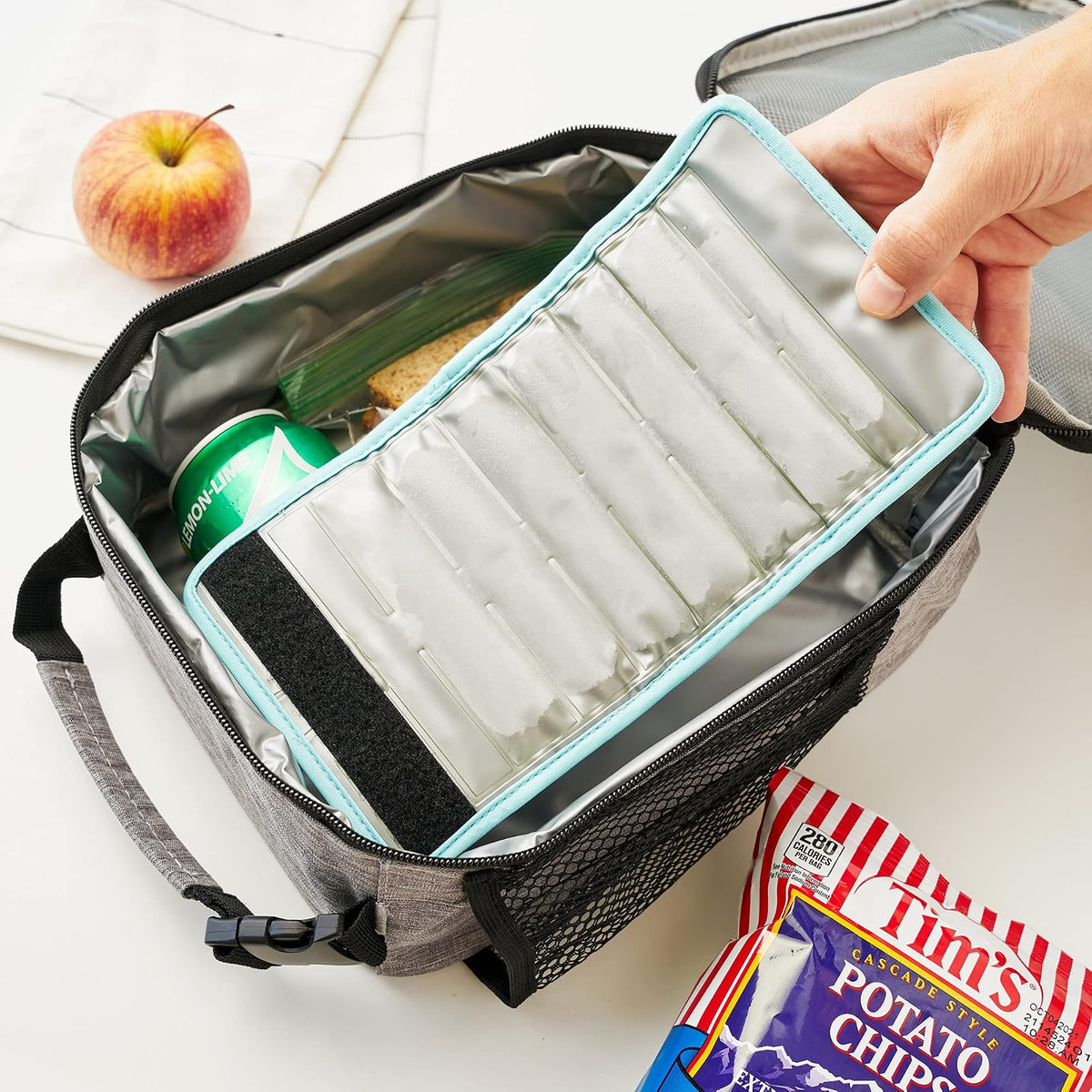 Host Insta-Chill - Enfriador de latas de gel y bolsa de hielo flexible para latas regulares de 12 onzas, color negro
