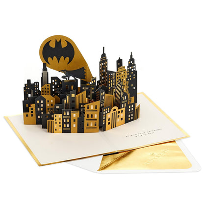 Hallmark Signature Paper Wonder Batman - Tarjeta emergente del día del padre o tarjeta de cumpleaños para él (Día épico)