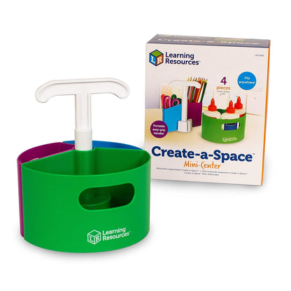 Learning Resources Create-a-Space - Juego de 3 mini centros de almacenamiento para aulas