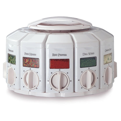 KitchenArt 25000 Carrusel de Especias de Medición Automática sin Especias, Blanco