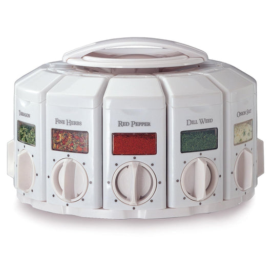 KitchenArt 25000 Carrusel de Especias de Medición Automática sin Especias, Blanco