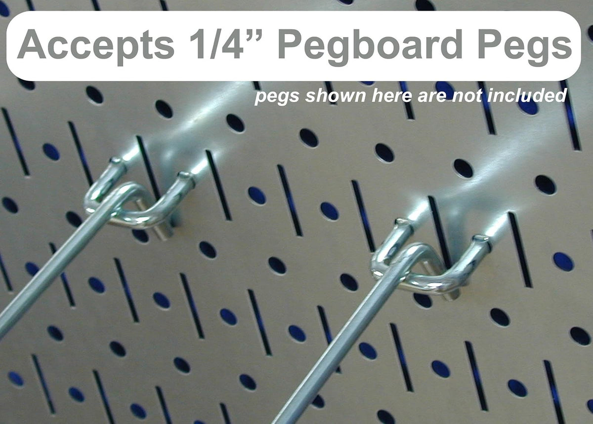 Wall Control - Organizador de herramientas de tablero perforado de acero galvanizado 30-WGL-200GVB