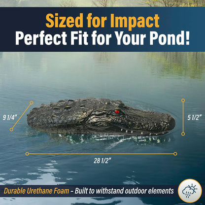 Outdoor Water Solutions ARS0195 Airstone - Marcador de cocodrilo Flotante