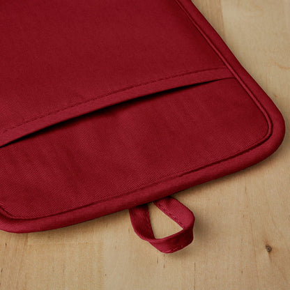 KitchenAid - Juego de 2 Soportes de Silicona Suave Acanalados, Color Rojo pimentón Ahumado, 7 x 9 Pulgadas