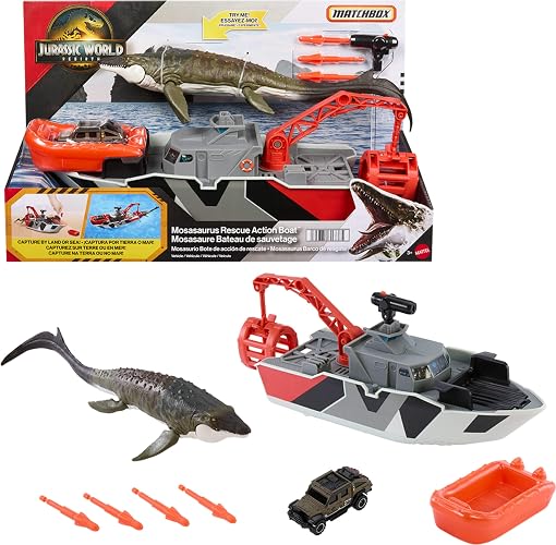 Matchbox Vehículo de Juguete Jurassic World Vehículo Grande para niños de 3 años en adelante