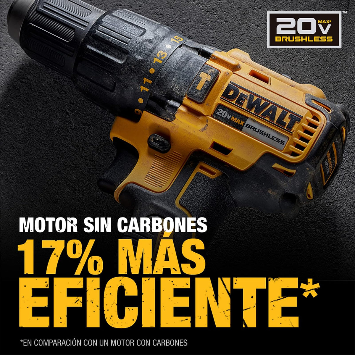 DEWALT Taladro Inalámbrico 1/2" 20V con Caja de Herramientas, DCD7781D2 | Taladro Percutor Atornillador de 1/2" (13mm), Incluye Caja para Herramientas, 20V