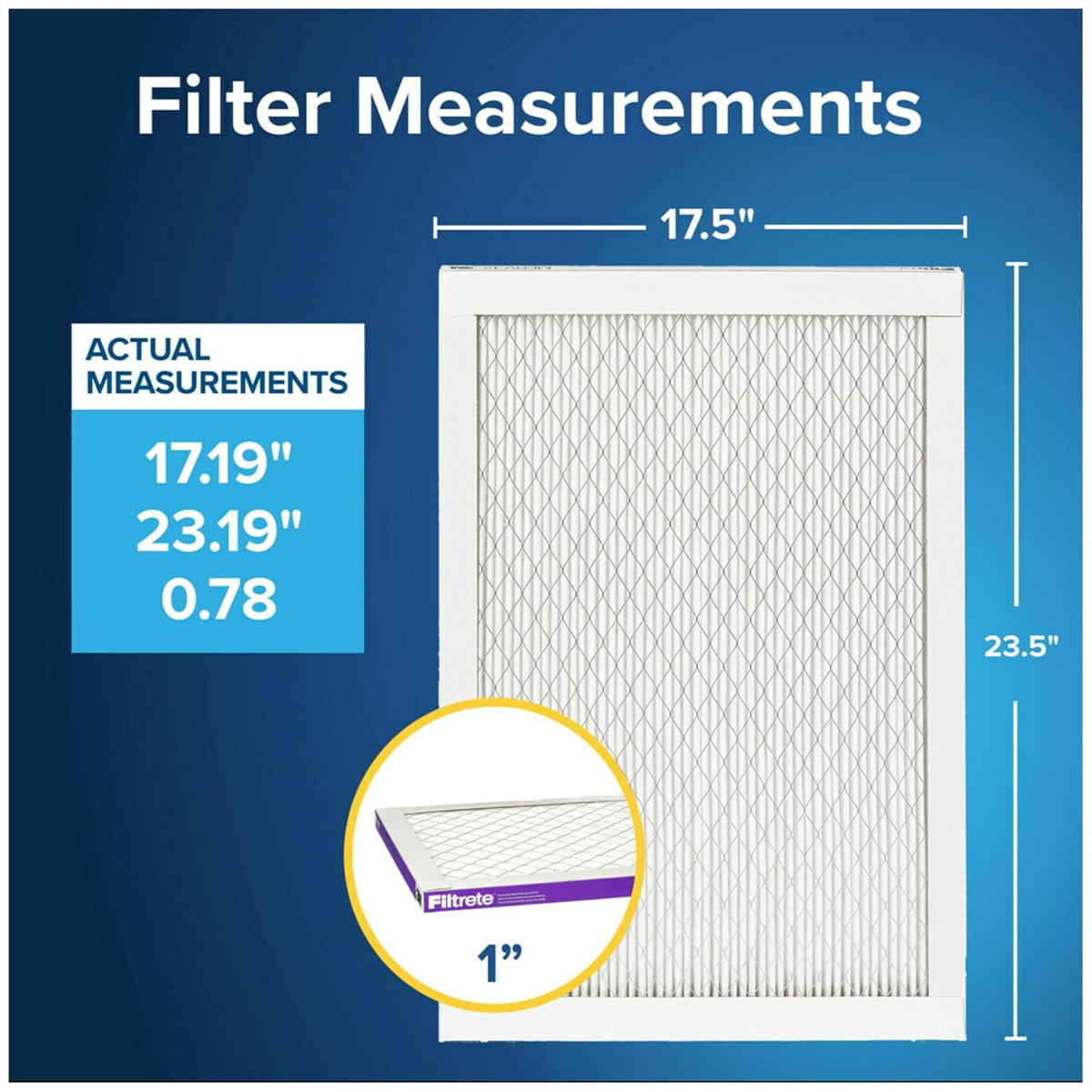 Filtrete Healthy Living filtro, 6 unidades, 17.5x23.5x1