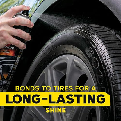 Meguiar's Revestimiento de Neumáticos NXT Insane Shine G13815, 443 ml | Dale a los neumáticos un brillo húmedo profundo y una protección duradera con una fórmula avanzada de autoexpansión