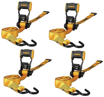 Dewalt Correas de Amarre de Trinquete de 1.25 in x 12 ft, 1800 LB, Paquete de 4, DXBC18004