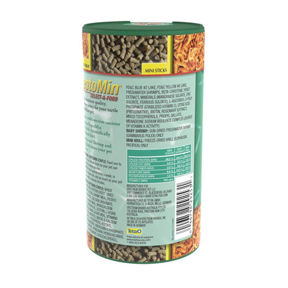 Tetra ReptoMin Alimento Selecto para Tortugas y Anfibios 3 en 1 de Reptomin, Baby Shrimp y Mini Krill Treats Contiene 44 Gramos