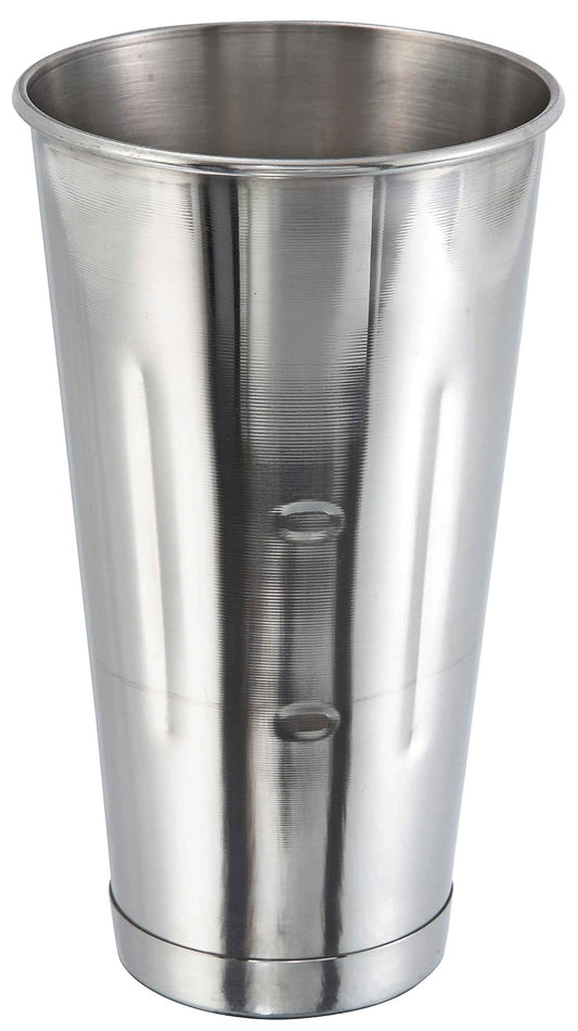 Winco Taza de Malta de Acero Inoxidable de 30 onzas | Compatible con husillo estándar, mantiene el frío, servicio de restaurante, ideal para agua, jugo, refrescos y cócteles