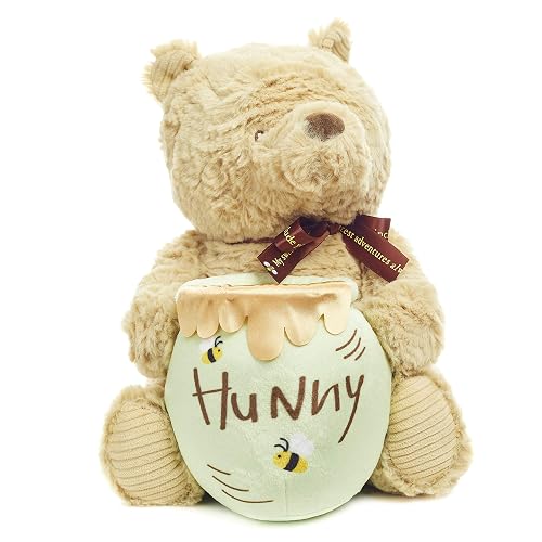 KIDS PREFERRED Disney Baby Classic Pooh Waggy - Peluche Musical de Peluche, 13 Pulgadas, café