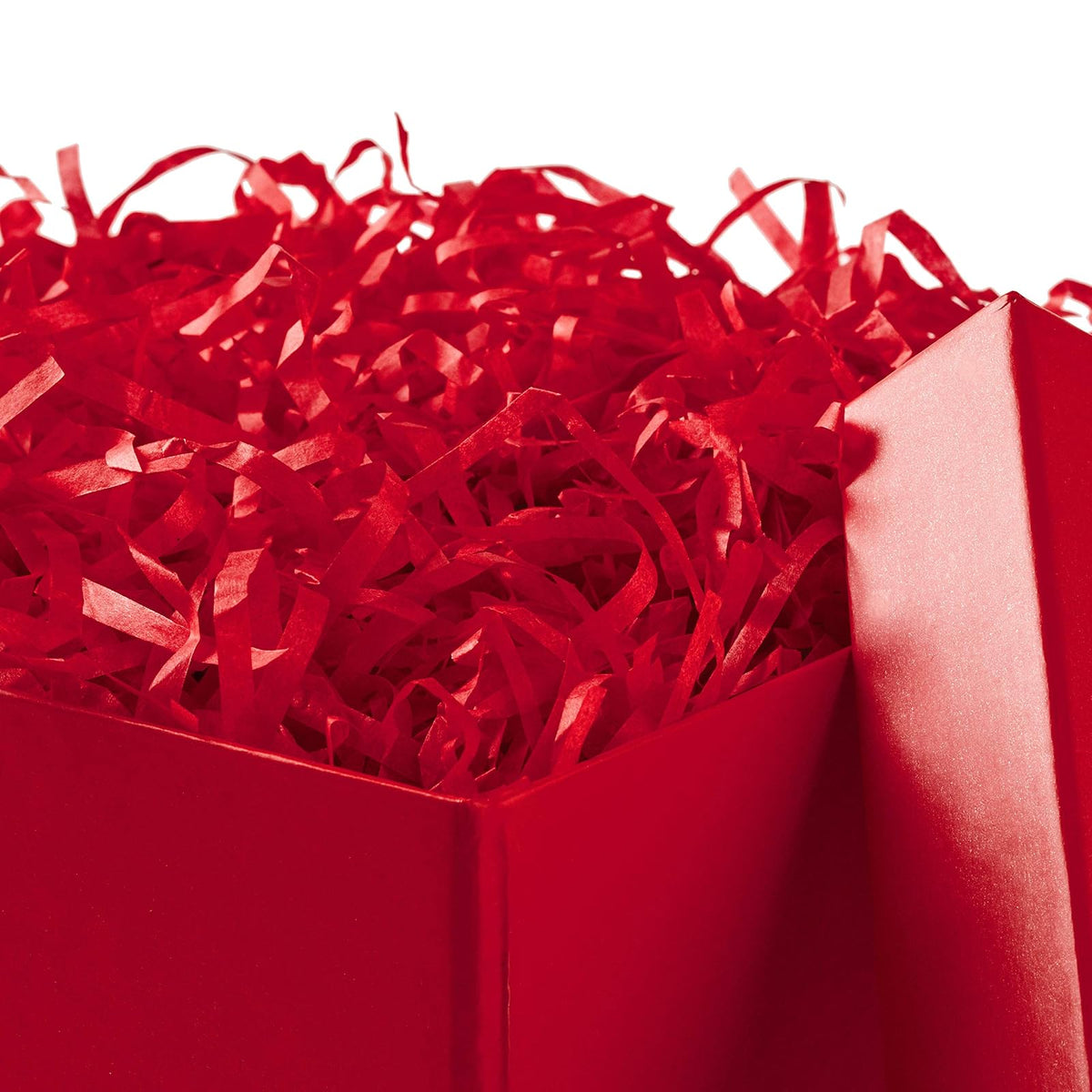 Hallmark - Caja de regalo de 7 pulgadas con tapa (rojo) para Navidad, cumpleaños, día del padre, despedida de soltera, bodas, baby shower, día de San Valentín y graduaciones