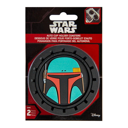 Plasticolor Star Wars Boba Fett Portavasos para Automóvil Camión SUV 2 Unidades Varios Colores 000664R01
