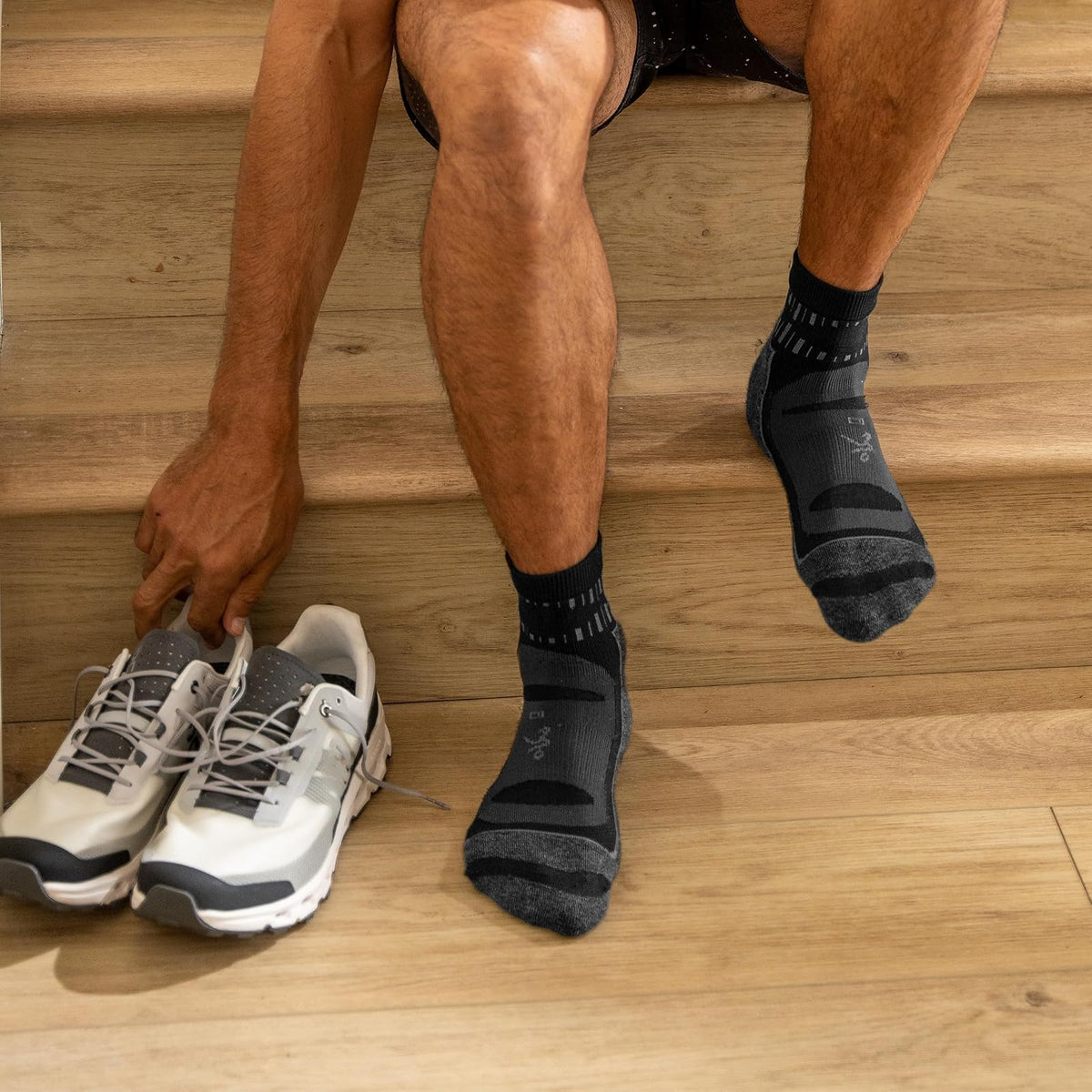 Balega - Calcetines resistentes a la ampolla para hombre (1 par)