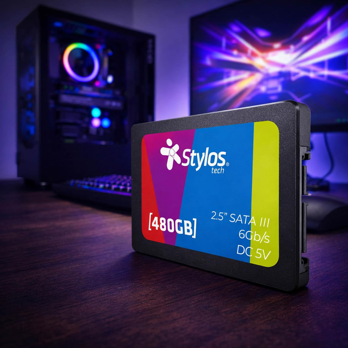 Disco SSD 480GB 2.5 SATA III para PC Stylostech