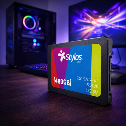 Disco SSD 480GB 2.5 SATA III para PC Stylostech