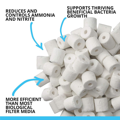 Fluval filtro de agua Biomax Bio Rings - 500 gramos/17.63 onzas