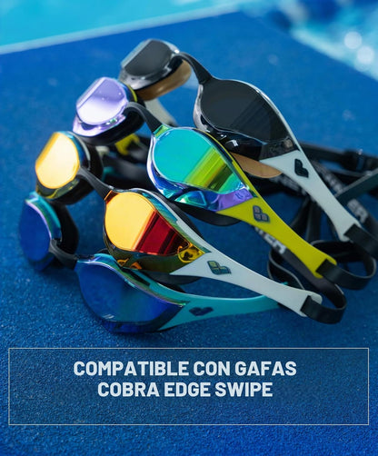 ARENA Cobra Series - Kit de correa de silicona para anteojos de natación, multicolor