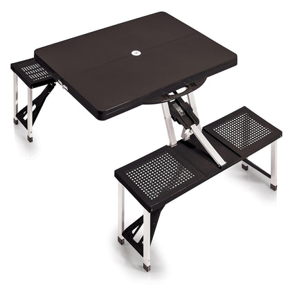 Picnic Time 811-00-175-000-0 Mesa Plegable, Color Negro
