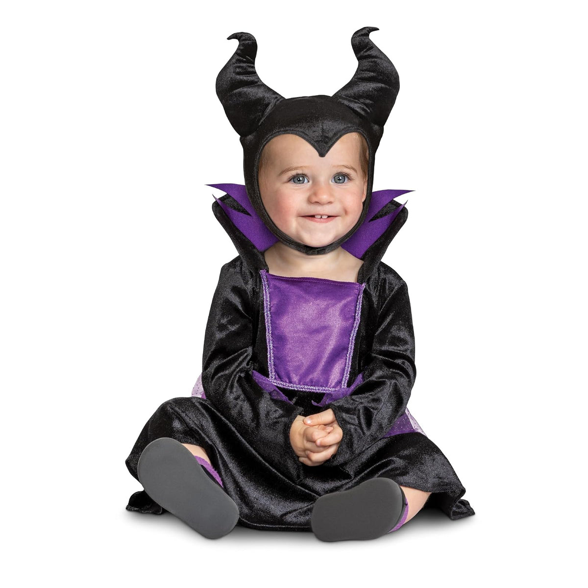 Disguise Maleficent Infant Costume, Official Disney Baby Costume Outfit for Halloween With Headpiece Disfraz Infantil