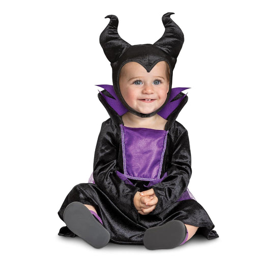 Disguise Maleficent Infant Costume, Official Disney Baby Costume Outfit for Halloween With Headpiece Disfraz Infantil