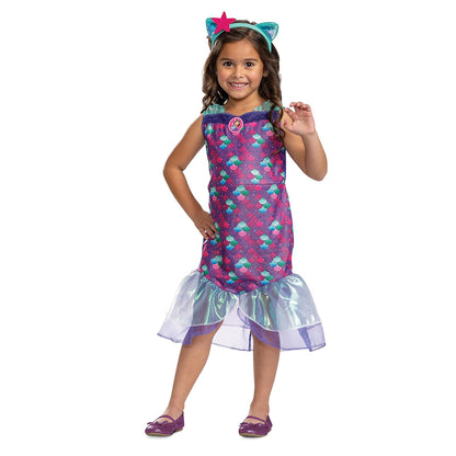 Mercat - Disfraz oficial de Gabby's Dollhouse clásico y disfraz para niños, talla 3T-4T