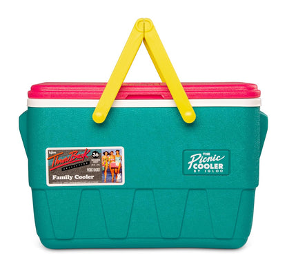 Igloo Special Edition - Cesta de Picnic de tamaño Completo de 25 Cuartos con Aislamiento Lateral Duro con Asas Laterales moldeadas