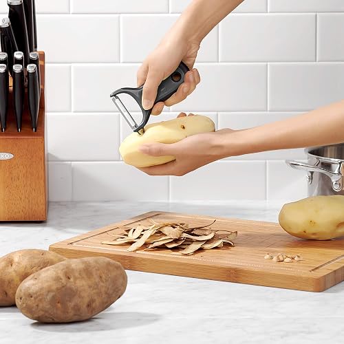 OXO OXO Good Grips Prep Y-Peeler, Stainless Steel, Black,