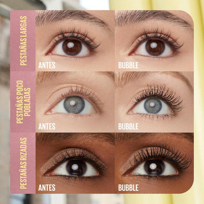 Maybelline Colossal Bubble Máscara de Pestañas, Volumen 24H, WTP, 10 ml