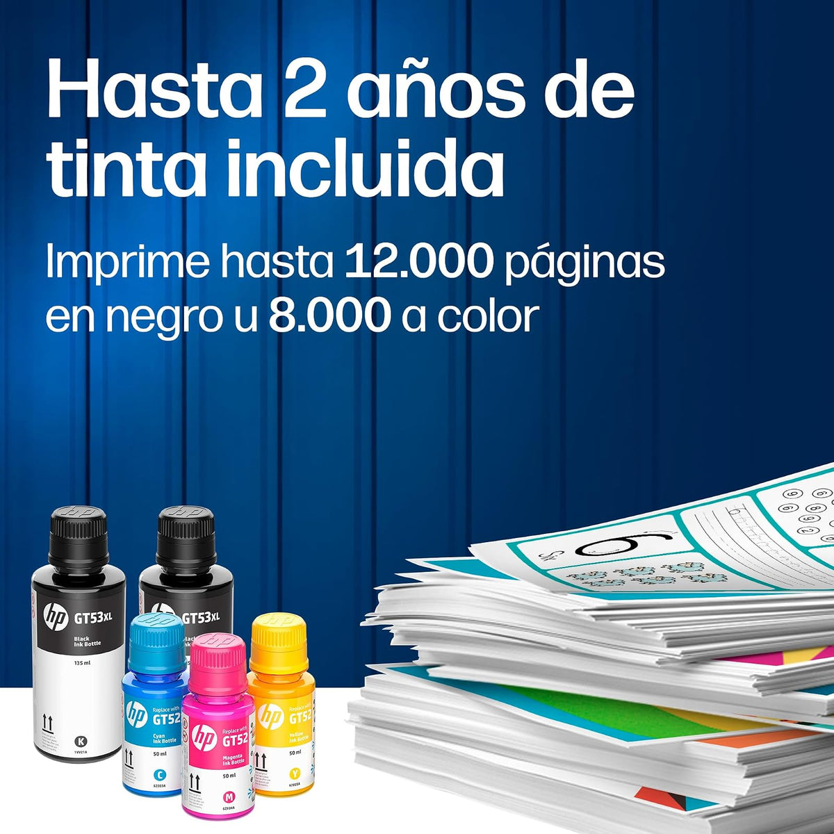 HP Impresora Multifuncional Smart Tank 720, Tinta Continua, Color, Wi-Fi, Dúplex (Doble Cara) Automático, Impresión, Copiado, Escaneo, Garantía 2 años* (6UU46A)