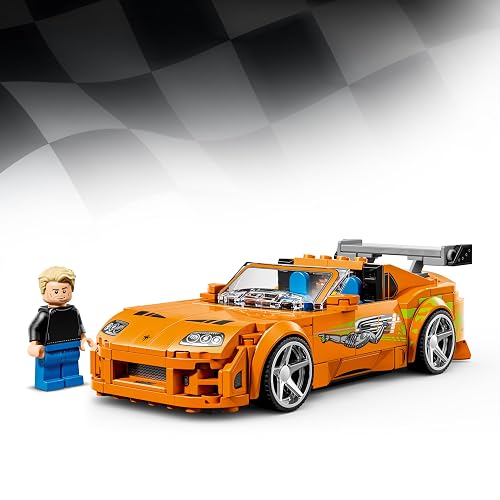 LEGO Speed Champions Toyota Supra MK4 de Rápido y Furioso 77260 | Juguete De Construcción, Niños Y Niñas, Años 10+, Automóvil De Juguete De La Película Con Minifiguras, 292 Piezas