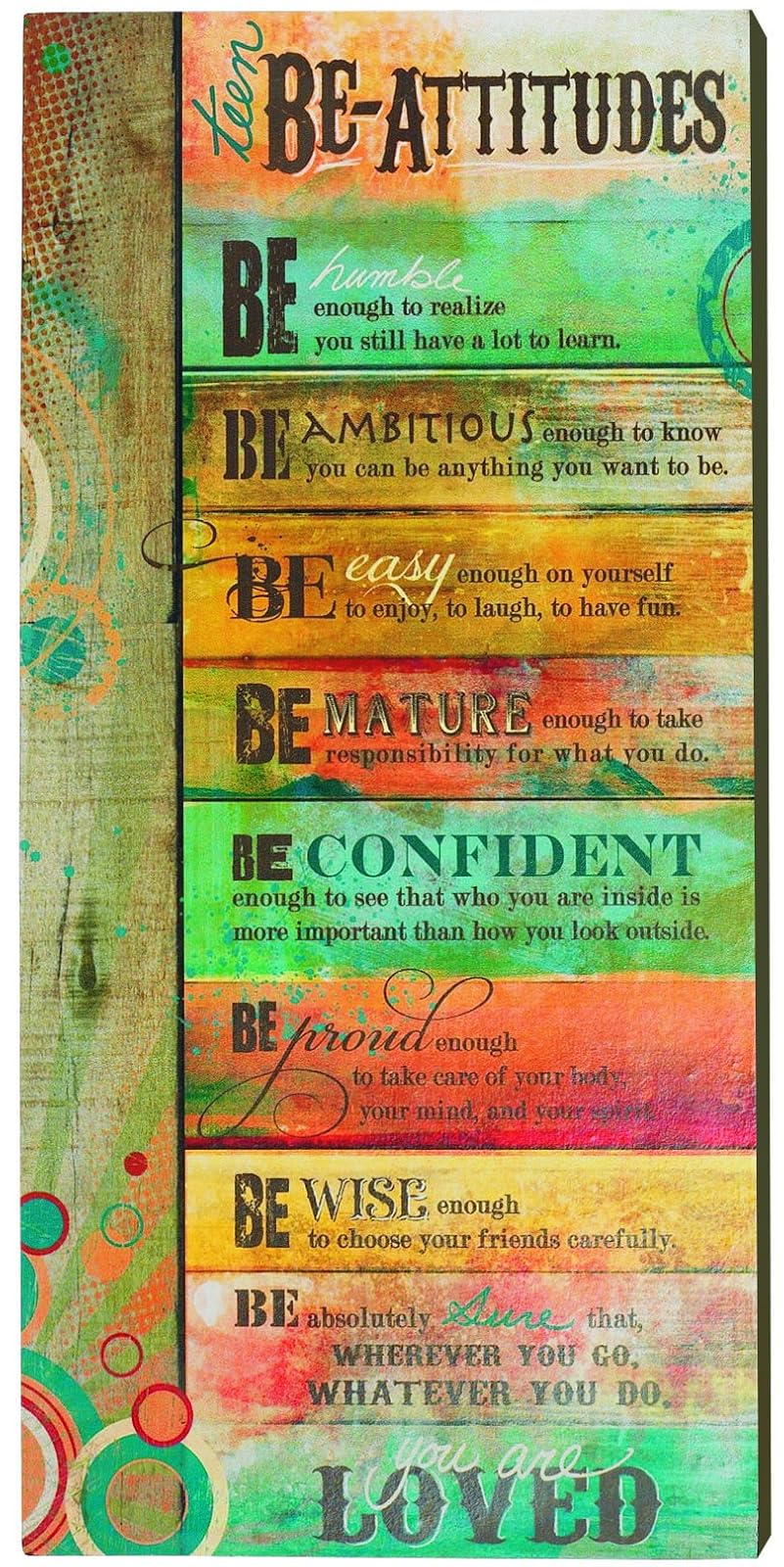 Teen Be Attitude - Placa decorativa
