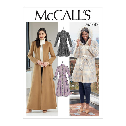 McCall Pattern McCall's chamarra de invierno para mujer, tallas 8-16, patrón de costura, 8-10-12-14-16