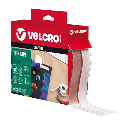 Velcro Brand 91325 Tiras de Velcro con la Parte de Atrás Adhesiva