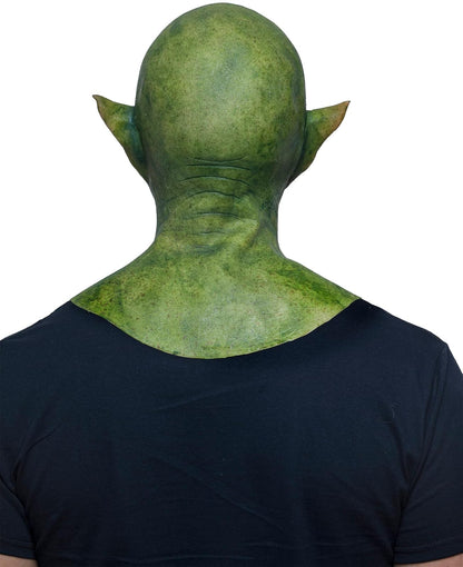 Tek'Zik, Máscara de Goblin del Bosque, Máscaras de Duendes Verde Leprechaun Ideal para Halloween y Fiestas de Disfraces