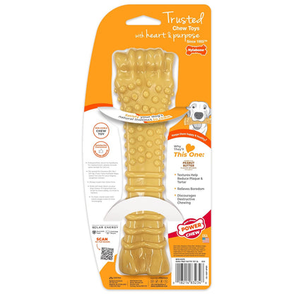 Nylabone Power Chew - Hueso de Perro para masticadores agresivos, Juguete masticable Resistente para Perros, Mantequilla de maní, Talla XL/Souper