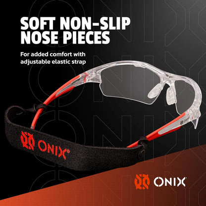 ONIX Pickleball Owl - anteojos Protectoras cómodas, seguras y Antideslizantes, diseño Moderno y Ligero