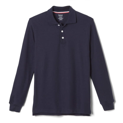 French Toast Camisa Polo Manga Larga para Niño - Navy - 6-7