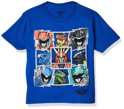 Power Rangers Camiseta de Manga Corta Camiseta para Niños