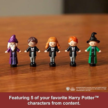 Polly Pocket, Set de Colección Compacto Harry Potter, Original Mattel, Magia y Creación, Mini-Muñecas de Juego