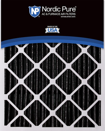 Nordic Pure 20x25x5LXREDPM12C-1 Lennox X6673_X6675 Replacement MERV 12 Pleated Plus Carbon Filter