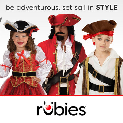 Rubies Pirate Captain Mens Adult Buccaneer Costume