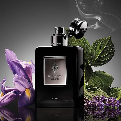 Ralph Lauren Ralph's Club Elixir - Perfume para Hombre, Fragancia Ambarina Intensa y Sofisticada con Notas de Pachuli, Lavanda e Iris, Estilo Nocturno y Atractivo