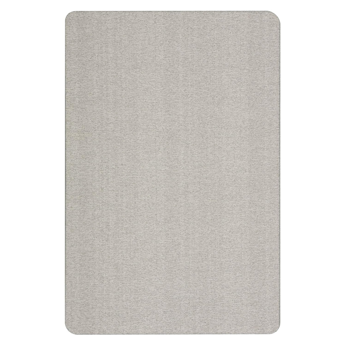 Quartet Tablero de anuncios, tela, 4 x 3 pies, sin marco, tablero de fibra de alta densidad, oficina ovalada, gris (7684G)