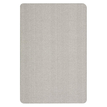Quartet Tablero de anuncios, tela, 4 x 3 pies, sin marco, tablero de fibra de alta densidad, oficina ovalada, gris (7684G)