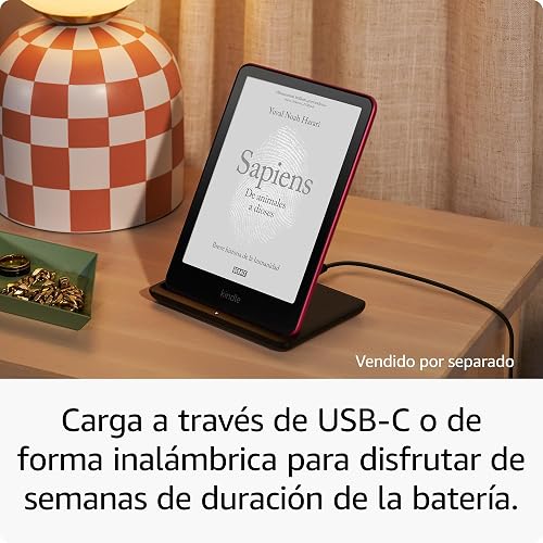 Kindle Paperwhite Signature Edition 32 GB (modelo más reciente) nuestro Kindle más rápido con una luz frontal que se ajusta automáticamente y semanas de duración de la batería. Carbón metálico
