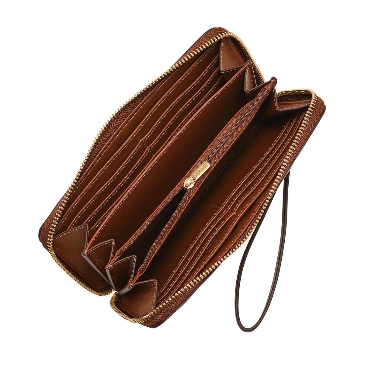 Cartera de mano con cremallera Fossil Lennox de piel en color multicolor para mujer